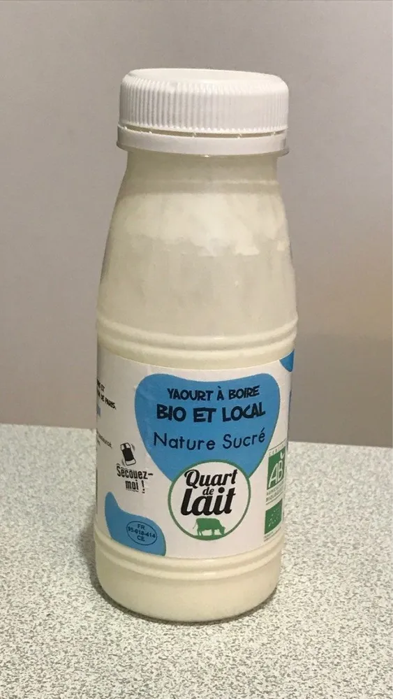 Yaourt à boire Bio et Local Nature Sucré