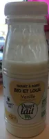 Yaourt à boire bio et local vanille