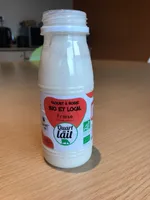 Yaourt à boire bio et local - Fraise