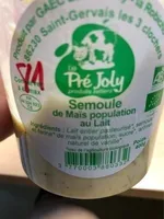 Semoule de mais population au lait