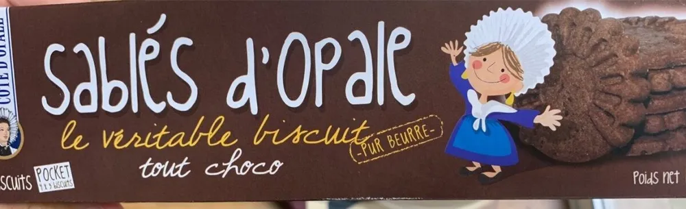 Sablés d'Opale chocolat