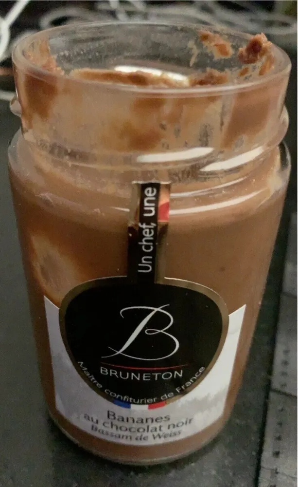Confiture banane au chcolat noir
