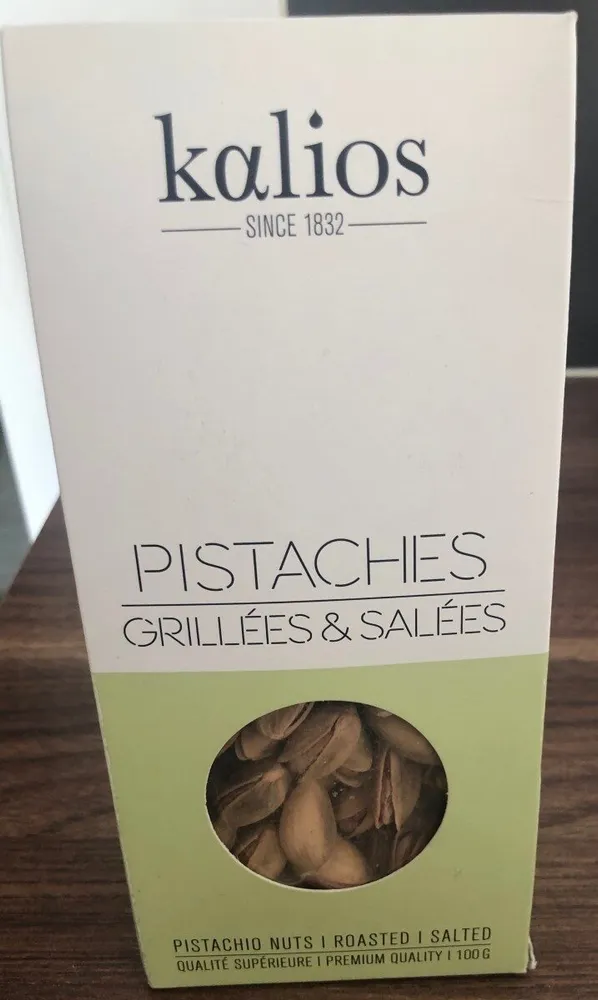 Pistaches grillées et salées