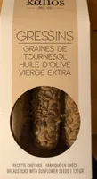 Gressins graines de tournesol