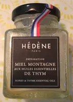 Préparation miel montagne aux huiles essentielles de thym