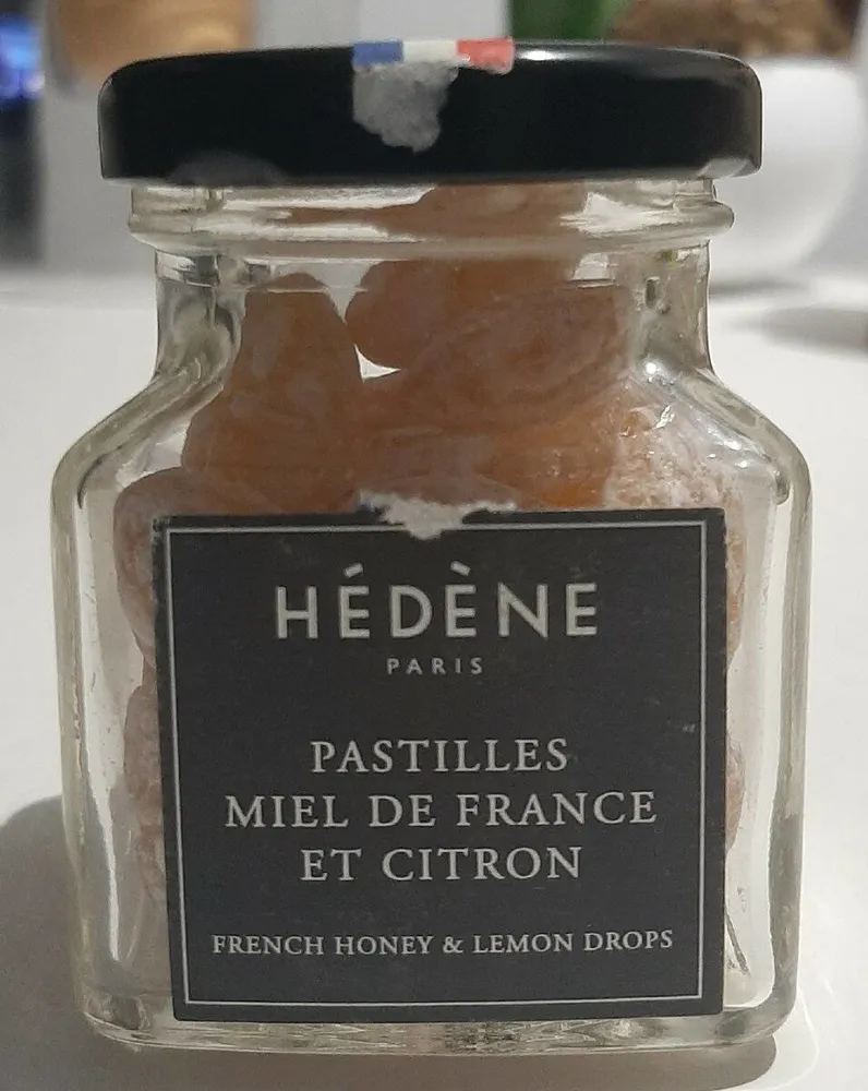 Pastille miel de france et citron