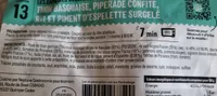 Thon basquaise, piperade confite, riz surgelé