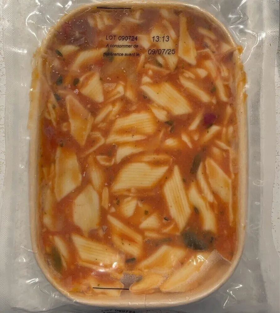 Penne aux légumes cuisinés