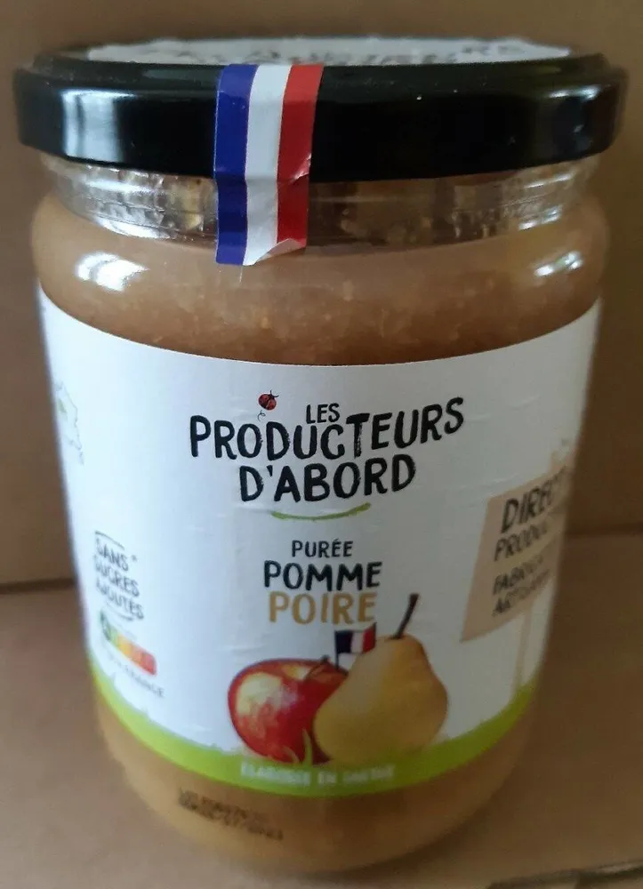 Purée pomme poire