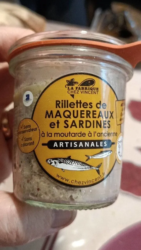 Rillettes de maquereaux et sardines à la moutarde à l'ancienne