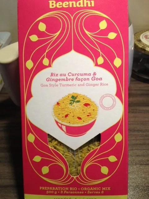 Riz au Curcuma et Gingembre façon Goa