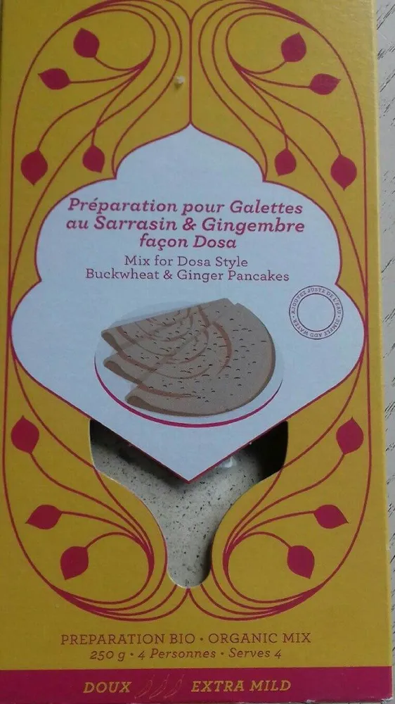 Préparation Galette De Sarrasin Façon Dosa