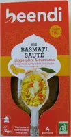 Riz basmati sauté gingembre & curcuma