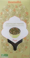 Lentilles vertes bousuet garni et carottes