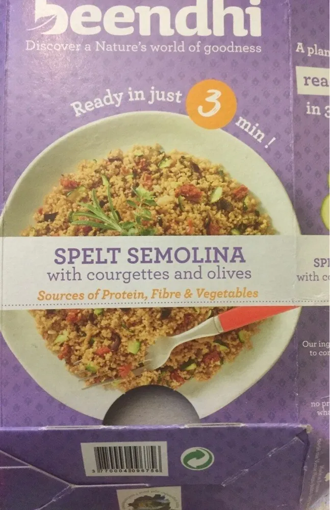 Spelt semolina