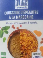Couscous d'épeautre Raisins secs et Épices