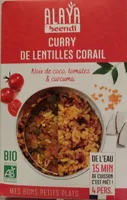 Curry de lentilles corail