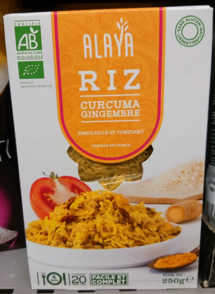 Riz Curcuma Gingembre