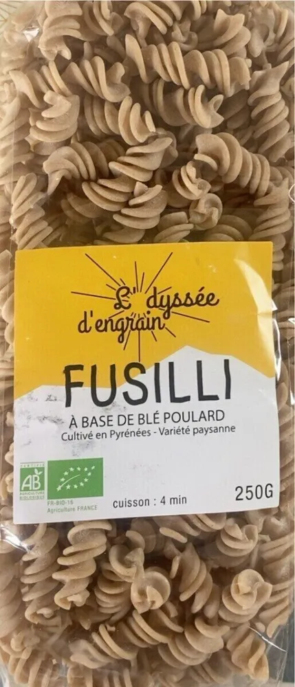 Fusilli à base de Blé Poulard