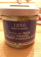 Terrine de truite aux tomates et piment d'espelette AOP