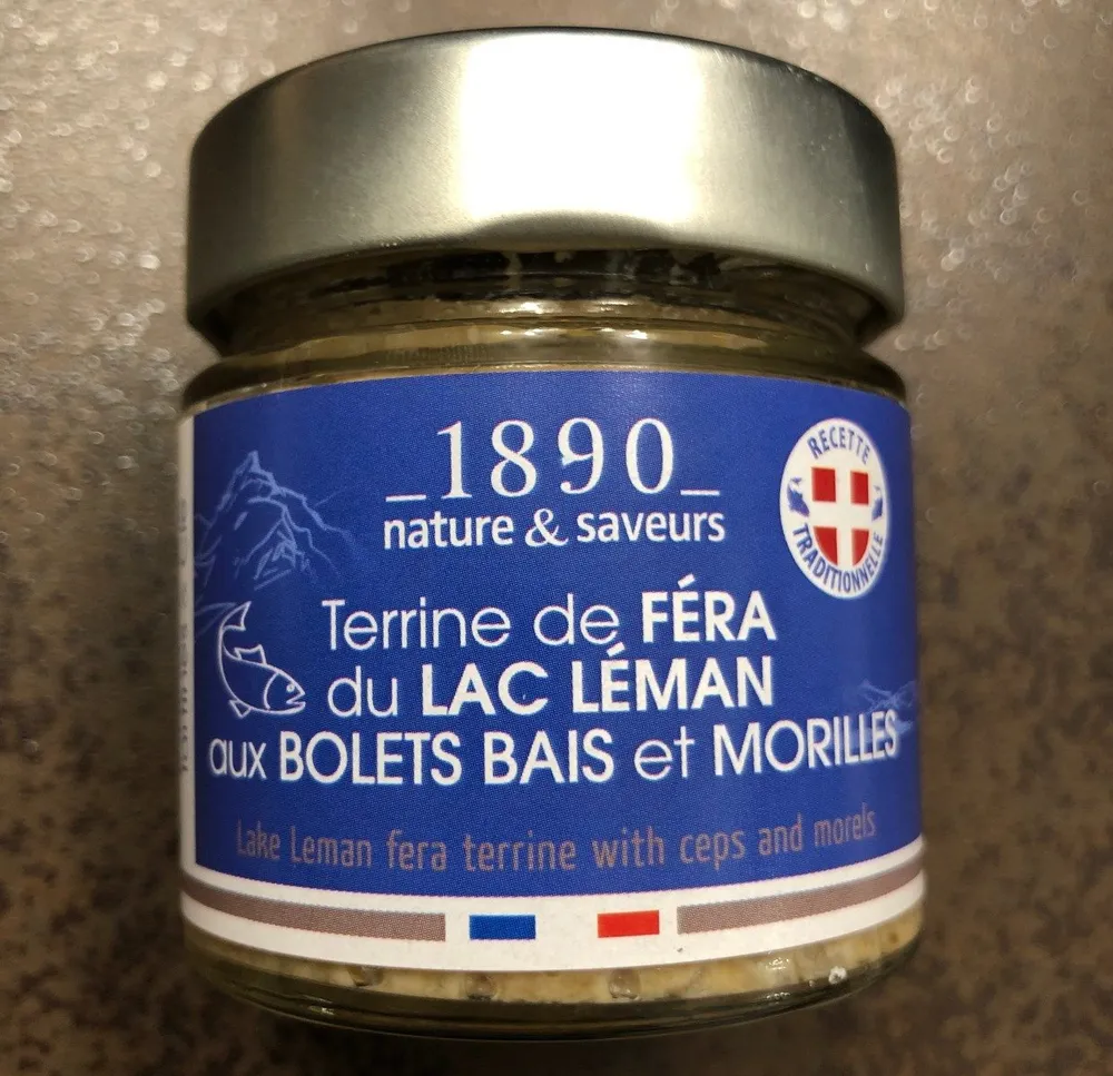 Terrine de Féra du Lac Léman aux bolets bais et morilles