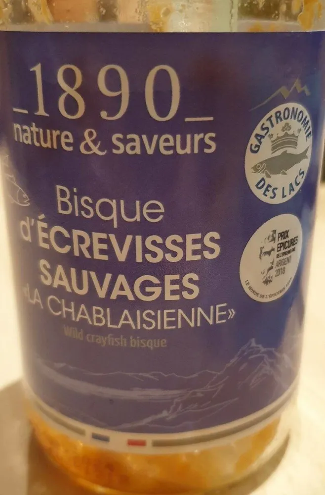 Bisque d'écrevisses sauvages "la Chablaisienne"