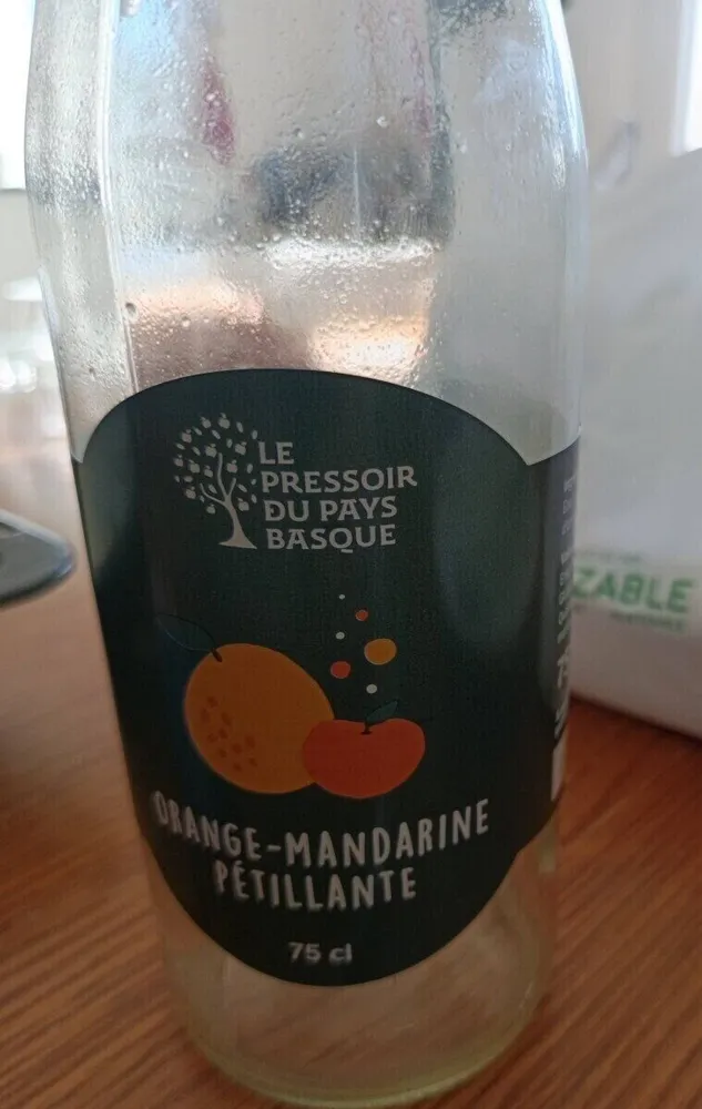 Orange mandarine petillabte