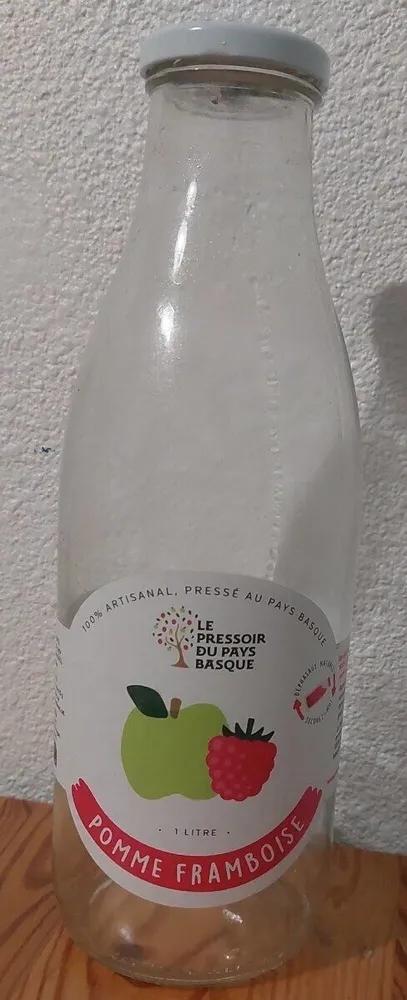 Jus pomme framboise