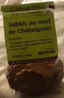 Sablés au miel de châtaignier
