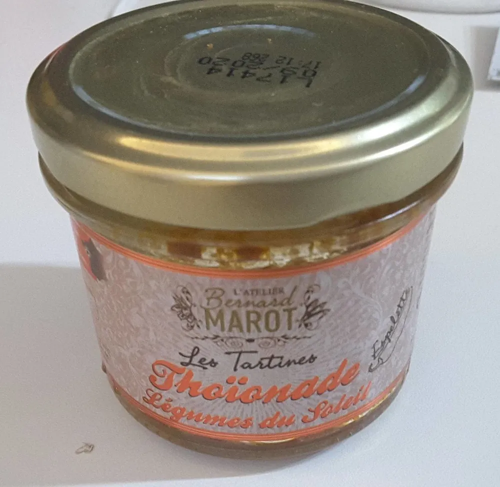 Les tartines thoionade légumes du soleil