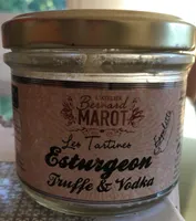 Les tartines esturgeon truffe ,et vodka
