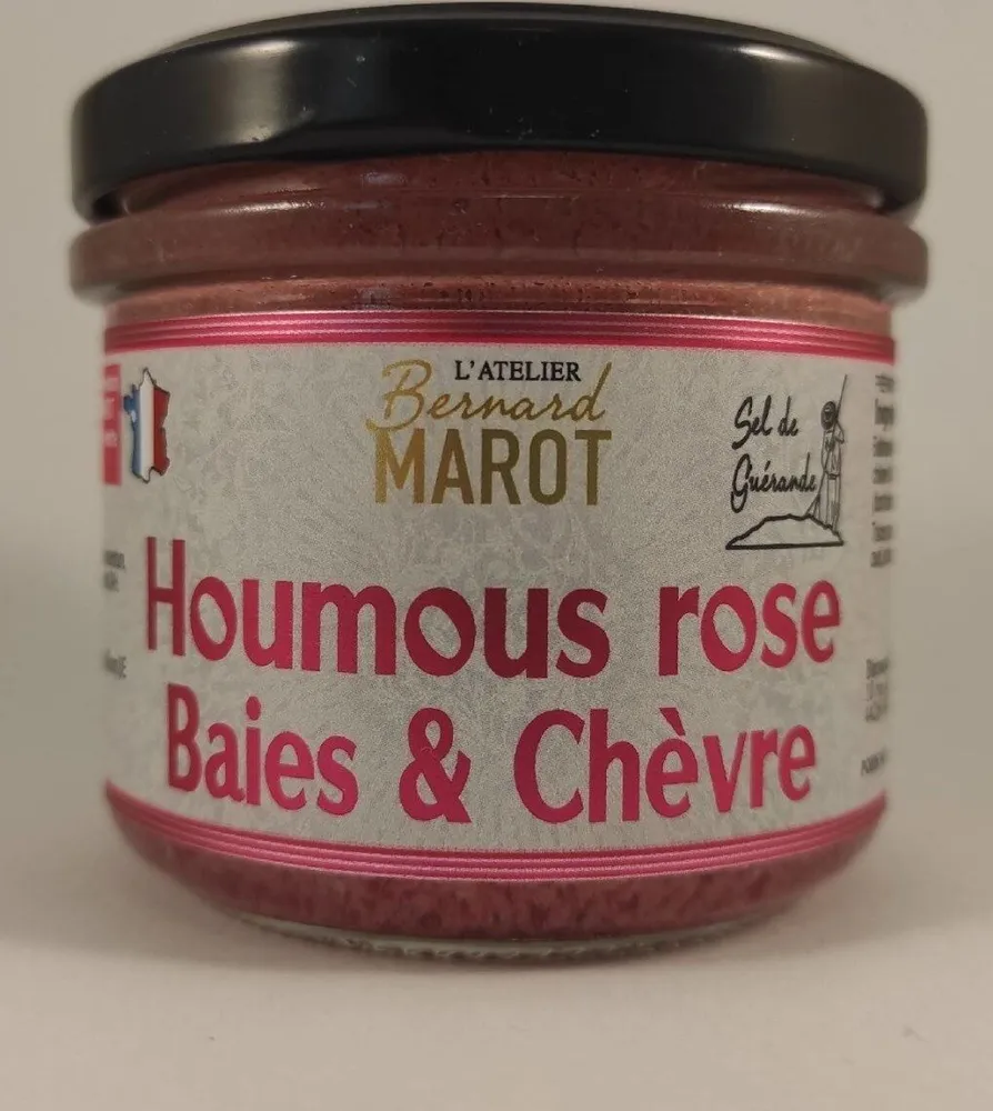Houmous rose Baies & Chèvre
