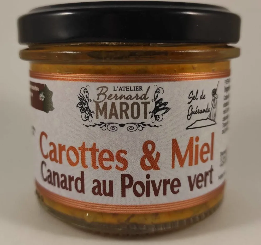 Carottes & Miel Canard au Poivre vert