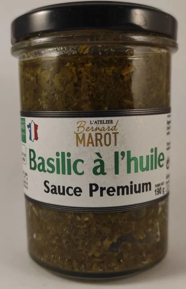 Basilic à l'huile Sauce Premium