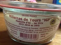 Rillettes de Tours « IGP »