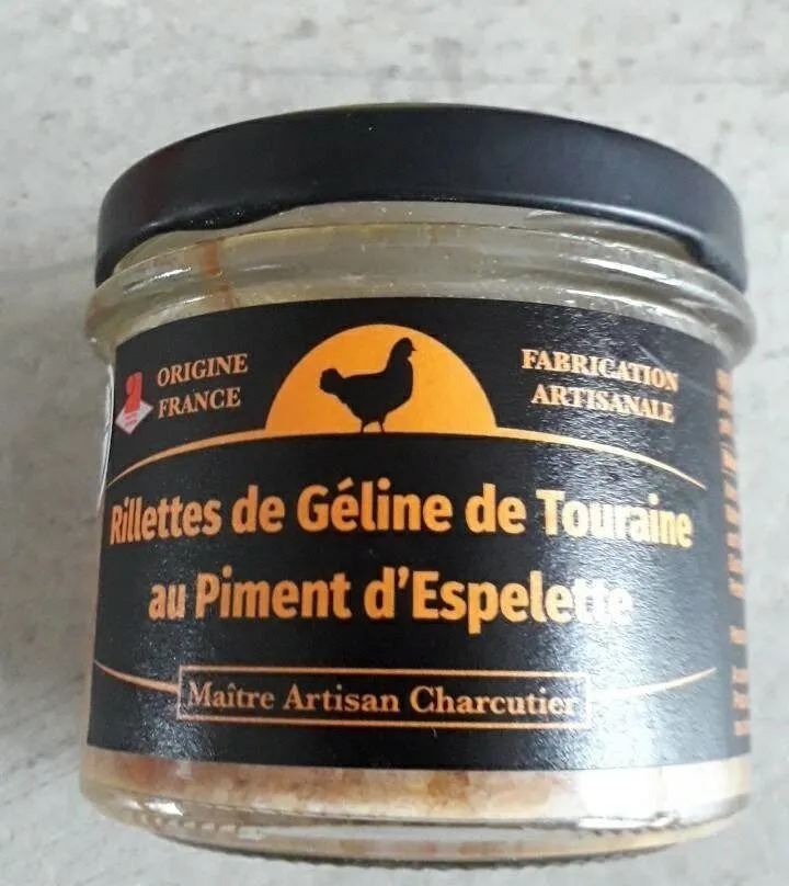Rillettes de Céline de Touraine au piment d'espelette