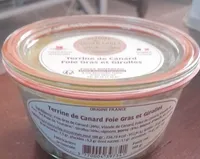 Terrine de canard foue gras et gorilles