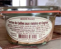 Terrine de caille