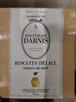 Biscuits DELICE nature au miel