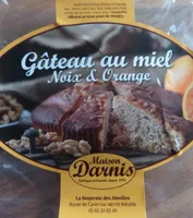 Gâteau au Miel, Noix et Orange