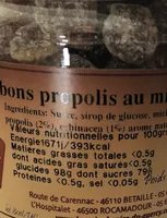 Bonbons propolis et miel