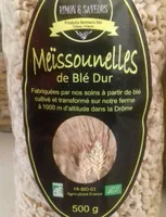 Meïssounelles de blé dur