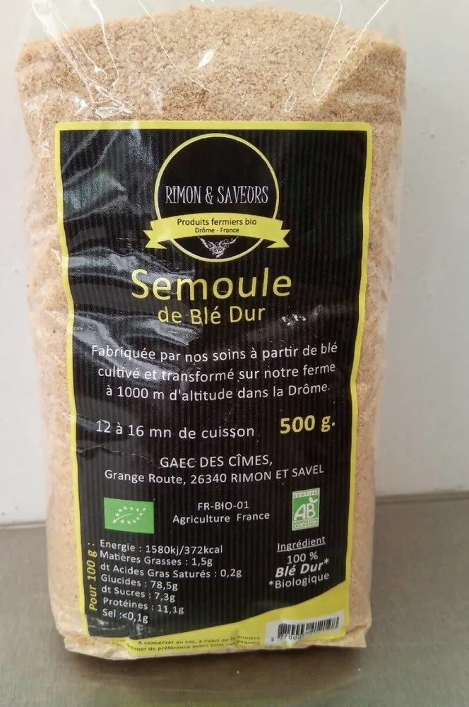 Semoule de blé dur