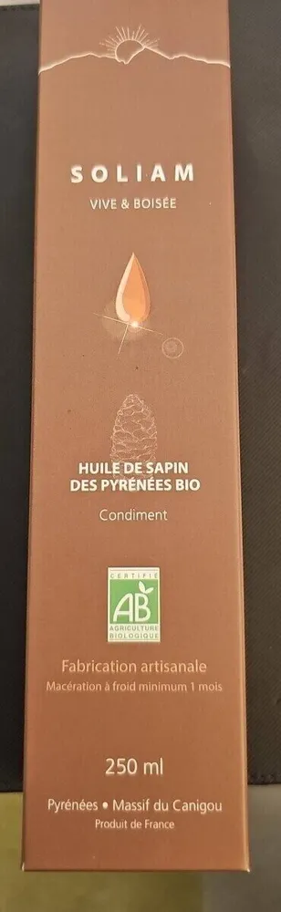 Huile de sapin des Pyrénées Bio Boisée