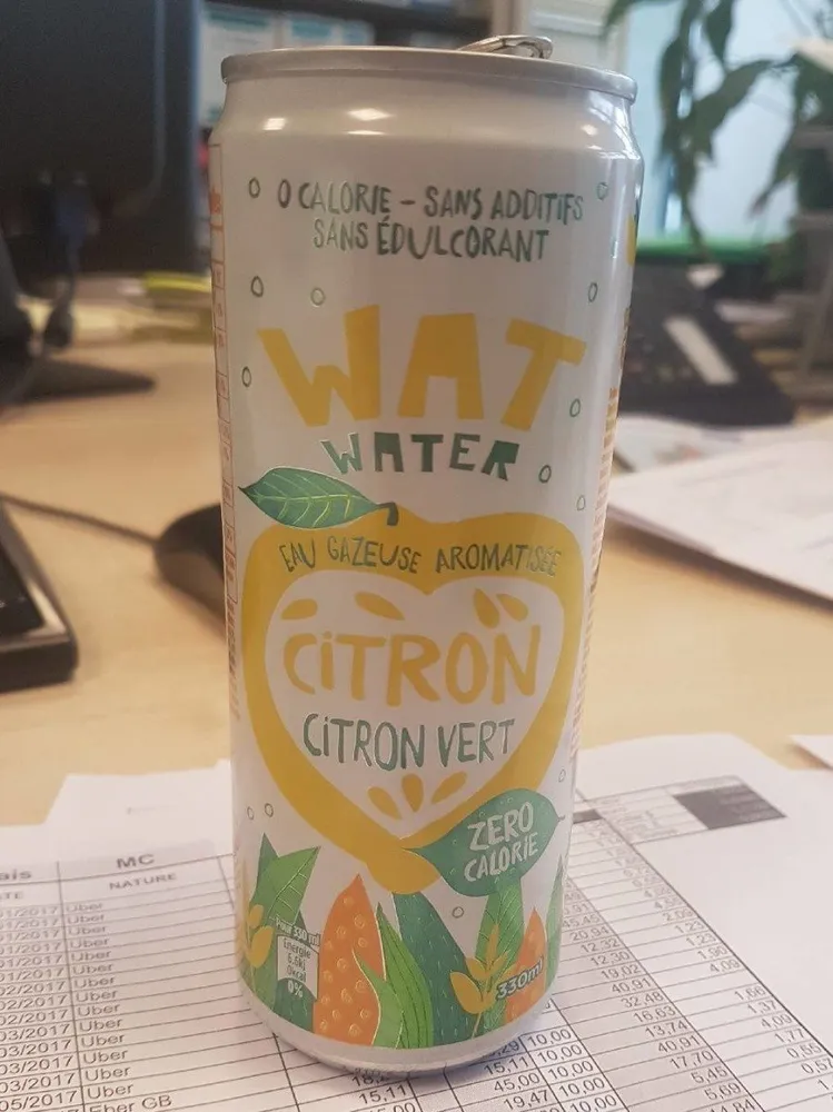Wat water citron citron vert