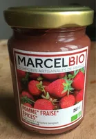 Compote artisanale de france Pomme Fraise Epices