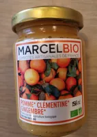 Compote artisanale pomme clémentine gingembre