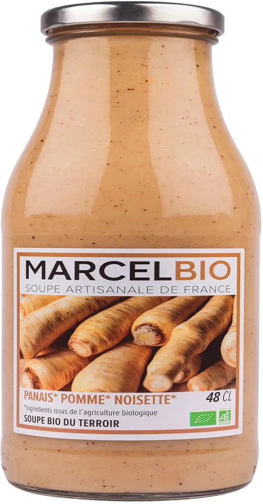 Marcel Bio Soupe Panais Pomme Noisette Bio 48cl