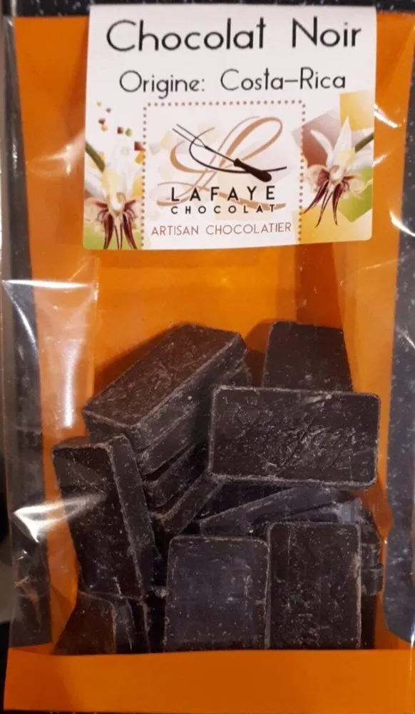 Chocolat Noir Origine Costa Rica