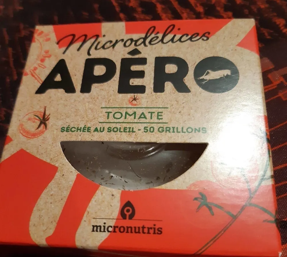 Microdélices Apéro Tomate séchée au soleil 50 grillons